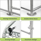 20 X 10 Ft Walk-in Metal Chicken Coop Poultry Cage Pet House W chicken Run Cover