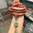 9mm Bodhi Bead Mala 108 Beads Tibetan Style Bracelet Necklace Buddhist Craft