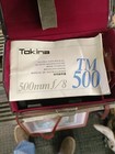 Tokina Rmc 500mm 1 8 Lens C fd Canon Mount With Case Japan Vintage Camera