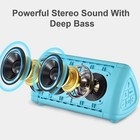 Prosonic Bt3 Portable Wireless Bluetooth Speaker With 10w Stereo Sound   Bass   