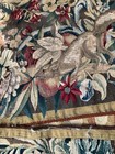 Antique Aubusson Tapestry With Floral Design And Squirrel  2 Pieces Plus Border