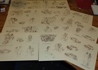 Original 1959 New York Automobile Show Newsweek Sketchbook Of Small Cars