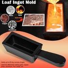 25 Oz Troy Ounce Gold Bar Loaf Cast Iron Ingot Mold 25 Ounces  Gold silver 