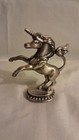 Vintage Pewter Unicorn Figurine Paperweight 4  Tall Pg 1993 Taiwan Fantasy