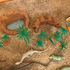 Vintage Marx Toys Prehistoric Play Set 3398