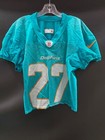  27 Miami Dolphins Game Used Aqua Nike Practice Jersey 2015 Size-46