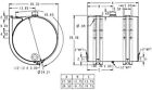 Aluminum Hydraulic Oil Tank Reservoir - 70 Gallon - Side Mount - Brackets Includ