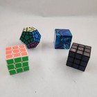 Rubik   s 3x3 Phantom Cube Puzzle Speed Cube Megaminx Shashibo Fidget Toy Lot