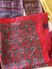 Vintage Lot Of 9 Men   s Silk Pocket Squares