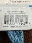 Kong Puppy Goodie Bone With Rope Xs Blue Teething Dog Tug   Chew Toy Made In Usa