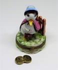 Limoges France Box -parry-vieille- Jemima Puddleduck   3d Fence - Beatrix Potter