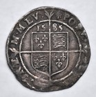1585 England - Elizabeth I  Sixpence - 6th Issue  Escallop Mm  S 2578a