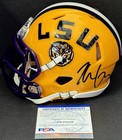 Theo Von Signed Autographed Lsu Tigers Mini Helmet Psa dna Coa 