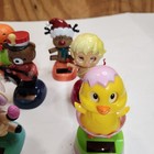 Lot Of 9 Solar Dancing Toys Holiday Easter Halloween Christmas Bobble Figures