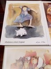 Erika Oller Cats 5 Designs Birthday Cards Envelopes New Old Stock