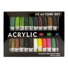 Hyatt s Acrylic Paint Set Of 48 Colors  22ml Tubes   Quick Drying And Non Tox   