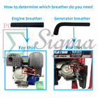 Breather Tube Hose For Champion 3550 3650 3800 4450 4550 4750 Watts Generator
