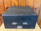 Vintage 1940s Remington Rand Model Deluxe 5 Portable Typewriter W case  Works 