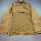 Condor Mens Tactical Combat Shirt Tan 1 4 Zip Ripstop Long Sleeve Medium