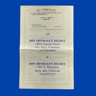 1977 Hawaii Whalers Pub Menu Lahaina Maui Don Drysdale Souvenir Ephemera Vintage
