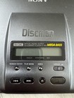 Sony D-303 Discman Compact Disc Player Push Close Black Vintage Untested
