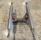 Caliber 3 44 Degree 9 In Raked Longboard Trucks With Upgraded Riptide Pivot Cups