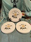 Vintage 1940   s Haviland Regents Park Camelia New York 8    Salad Plates  Lot Of 5