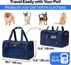 Pet Carrier For Puppies And Kittens  Airline Approved Travel Bag For Small Dogs