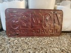 Antique 1944 Nevada License Plate Tag 43-425