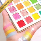 Grospe 30 Color Rainbow Eyeshadow Palette Matte Glitter Shimmer Pigmented Makeup