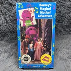 Barney Magical Musical Adventure Vhs Tape 1992 Purple Dinosaur Kids Sing Along