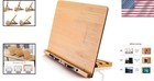 Eco-friendly Bamboo Reading Stand     Portable Cookbook Holder For Every Occasion