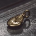 Chinese Bronze Copper Statue Hand Carved Nautilus Figurine