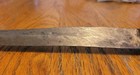 Vintage Hand Forged Knife With Wooden Handle  Full Tang   Two Brass Rivets 