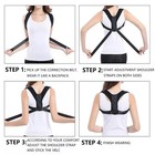 Adjustable Clavicle Support Back Brace For Posture Correction And Shoulder
