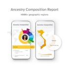 Ancestry Service - Dna Test Kit With Personalized Genetic Reports Including A   