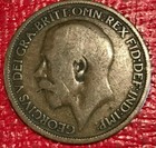 A Vintage 1914 Great Britain English 1 2 Half Penny Cent-agt016