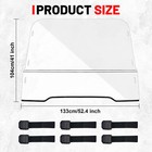 For Kawasaki Mule 3010 2003-2009 Front Windshield Full half Window Windscreen