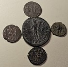 Lot Of 5 Late Roman Coins
