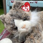 Ty Classics O   malley The Brown Cat Plush Stuffed Animal 2002 Brown Cream Cat