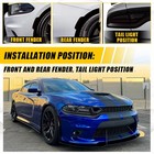 Fit 2015-23 Charger Light  side Tail Tint Marker Racetrack Precut Overlay Vinyl