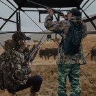 360   One-way See-through Hunting Blind W  Full-open Door Portable Carry Bag