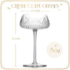 Coupe Glasses  Martini Glasses Set Of 4  Vintage Champagne Coupe Glasses  8oz La