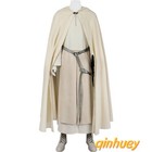 Lotr Gandalf White Costume The Lord Of The Rings Wizard Outfit Cosplay Suit