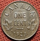 1923 Canada Small Cent Copper Coin Nice High Grade Key Date