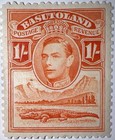 Travelstamps  1938 Basutoland Stamps Sc  25  George Vi   1s  Mint  Og  Hinged