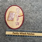 Vintage Schlitz Beer Patch Go For Its Work Uniform 70s 80s Ae9