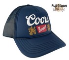New Coors Banquet Beer Foam Vintage Men s Trucker Snapback Cap Hat