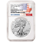 2019 Pride Of Two Nations 2pc Set U s  Set Ngc Pf70 Er Flags Label
