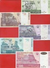 Malawi 5 10 20 50 100 Kwacha 2004-11 Uncirculated Set Of 5